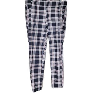 Torrid Plaid Pink & Black Leggings - sz 1